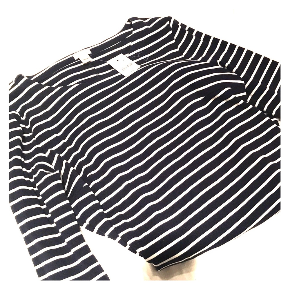 Navy and white  Maritime Jcrew Dress size small